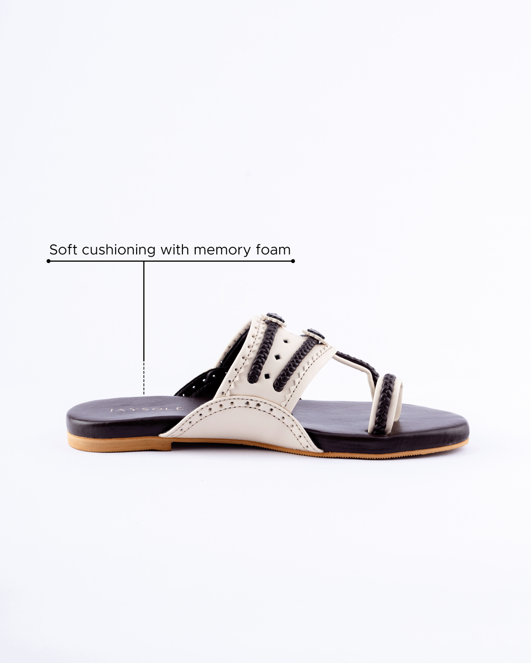 Hickory Cream Kolha Flats