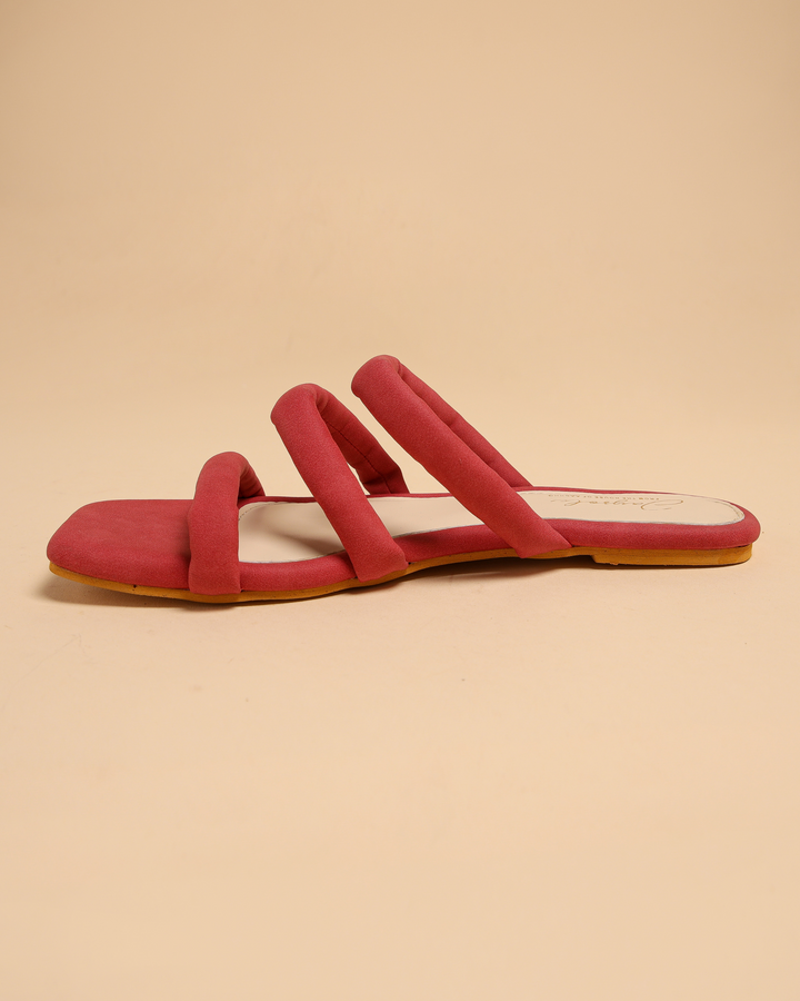 Jazzy Love Trio Suede Flats