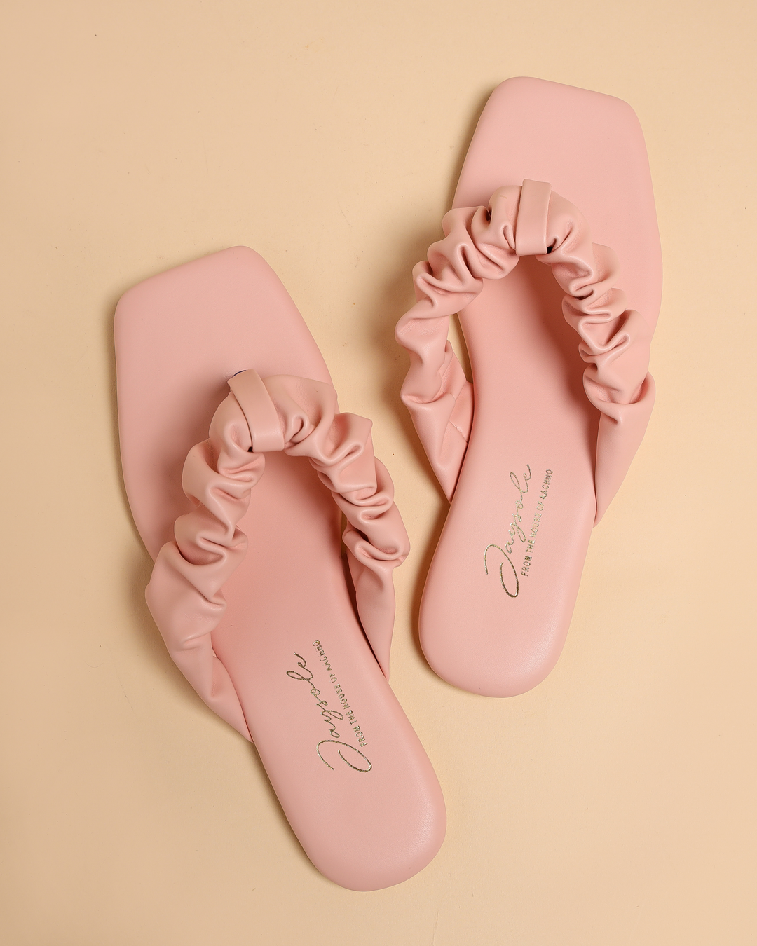 Pink Bachelor Gathered Flats