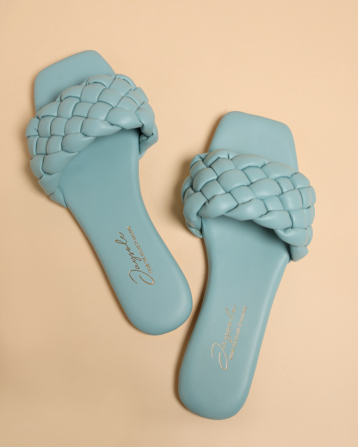 Coastal Shade Braided Slides